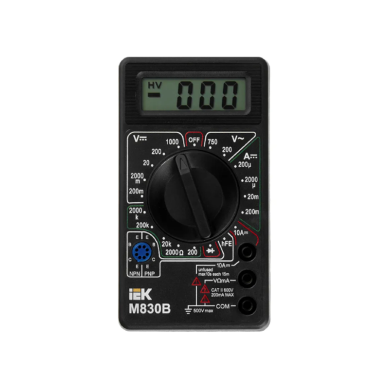 Мультиметр цифровой Universal M830B IEK (60)