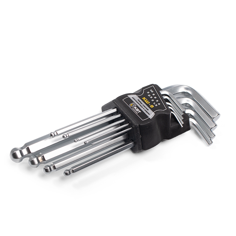 Набор 6-гран ключей с шаром КШ-9 (9шт в пласт боксе) КВТ 78368 NEW