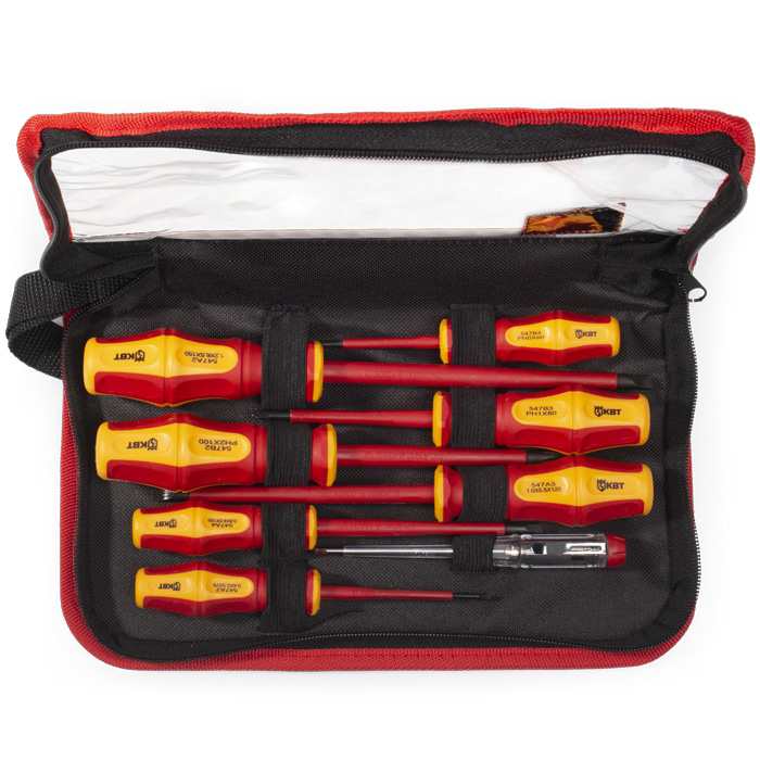 Набор диэлектр. отверток "Профи" НИО-08 КВТ 78619 NEW