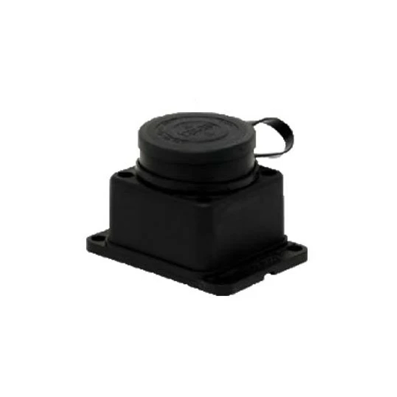 Настенная розетка прямая 3Р+Е 16 А 380В (каучук) UNIT (18)