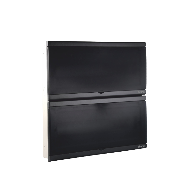 NEO ЩРВ 52 модулей встр. металл+пластик черный IP41 (502×535×80) UNIT (4)