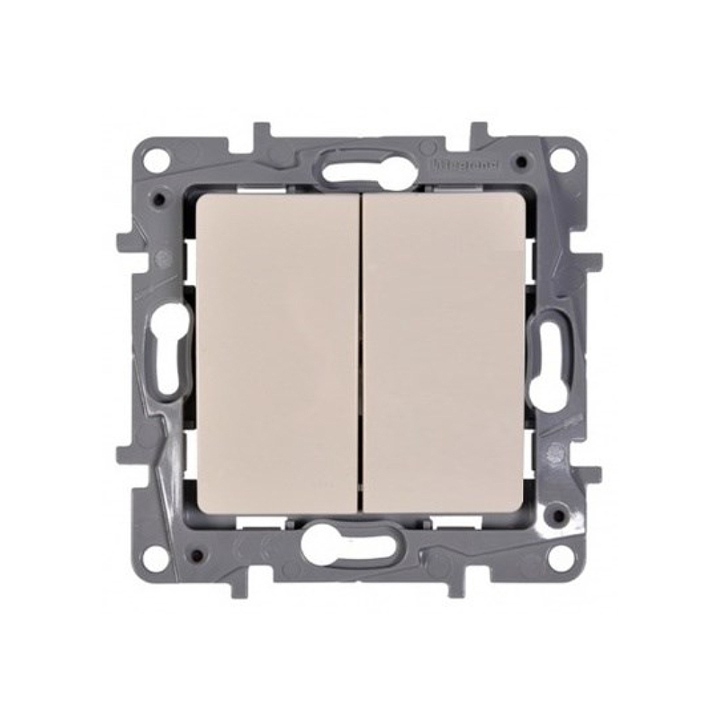 NILOE Выключатель 2-клавишный