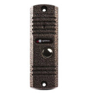 Панель видеодомофона 1/3” CMOS цветн 3м 80° антивандал. 122х41х22мм медь Optimus DSH-E1080 NEW