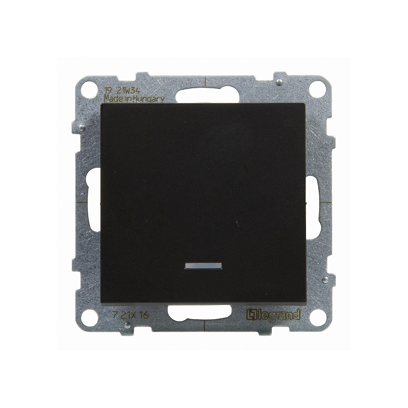 Переключ. 1 кл с инд. 10А с/у б/рамки SUNO антрацит 721416 Legrand (5)