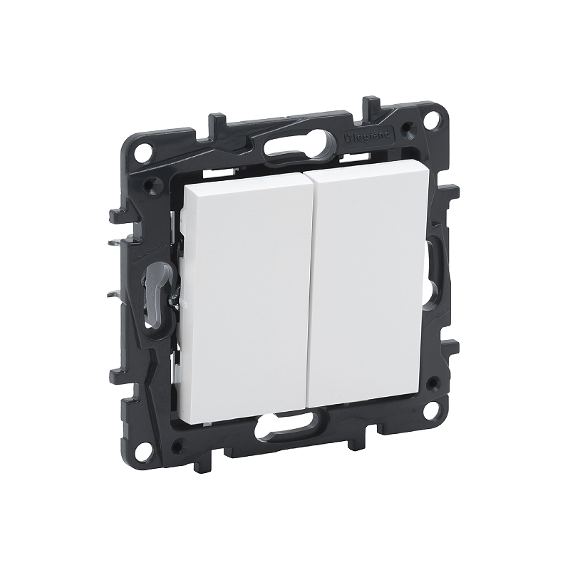 Переключ. 2 кл 10А с/у б/рамки NLST белый 863108 Legrand (10)