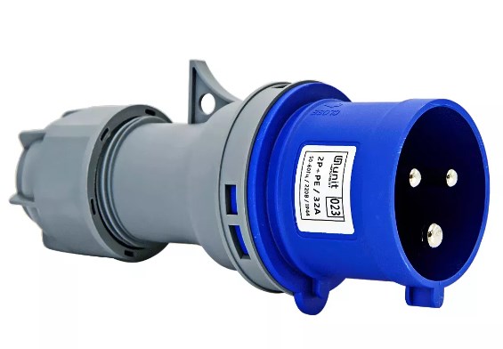 Переносная вилка 034 3р+ре 63А 380В IP 54 EXPERT UNIT (10/60)