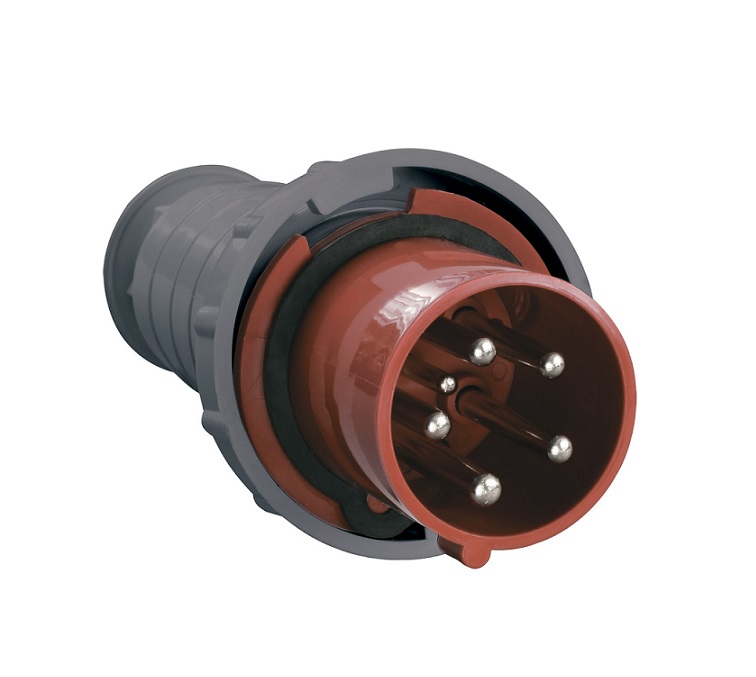 Переносная вилка 035 3р+ре+n63А 380В IP 54 UNIT (2/20)