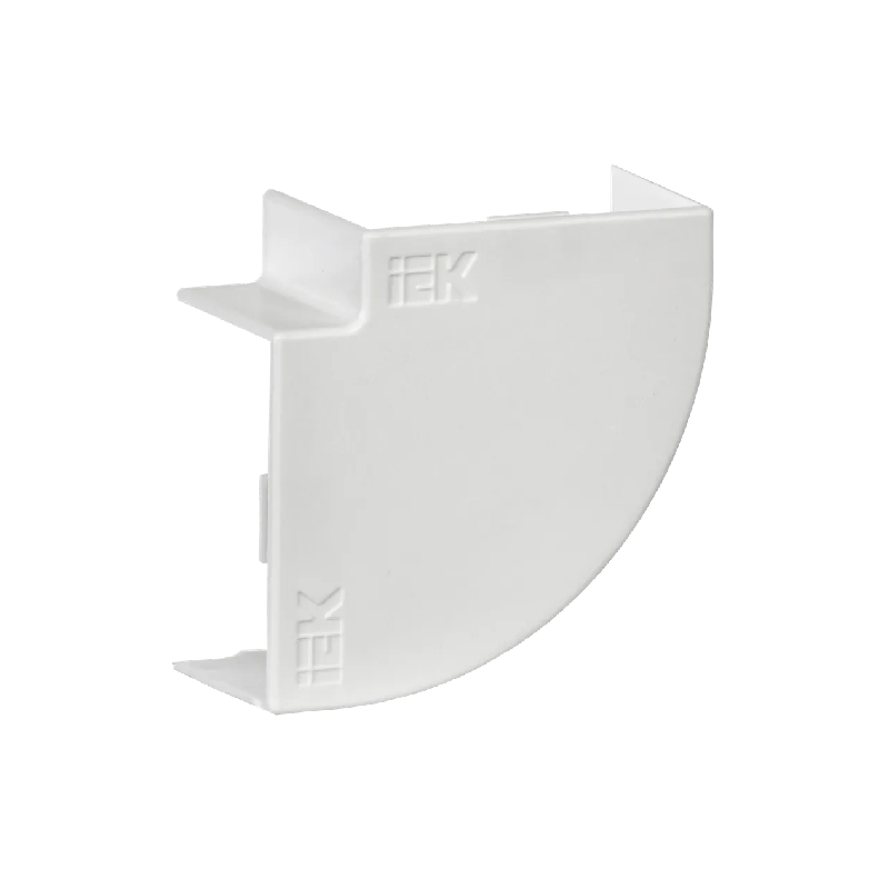 Поворот 90° КМП 15х10 Белый ЭЛЕКОР IEK (4)