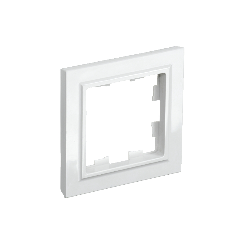 Рамка 1-мест. "BRITE" белый (1/100)