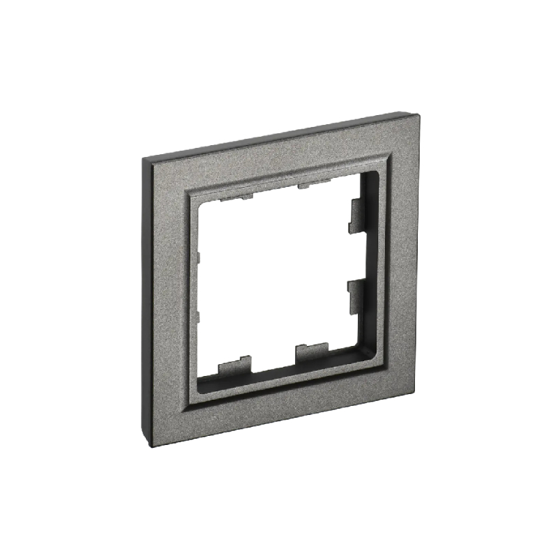 Рамка 1-мест. "BRITE" темная бронза (1/100)