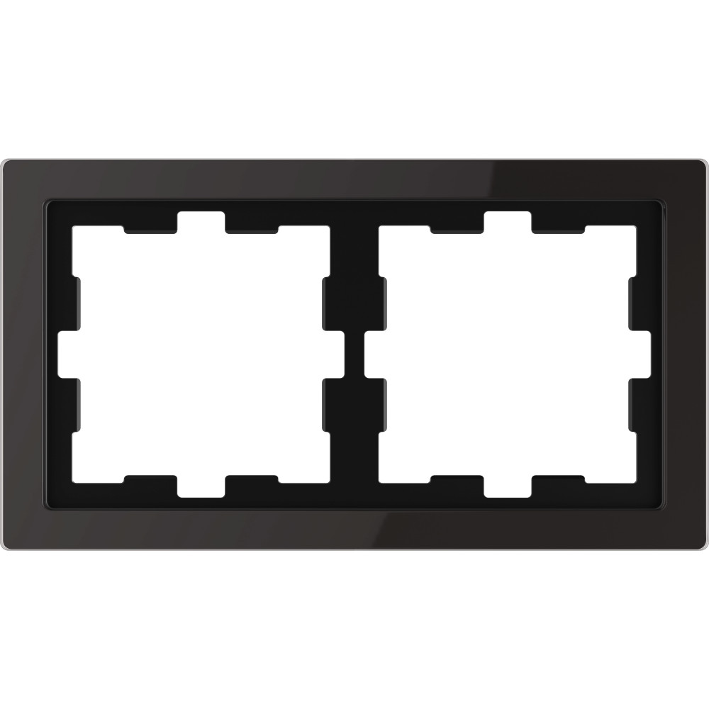 Рамка 2-ая чер. оникс MERTEN D-Life