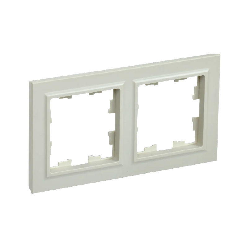 Рамка 2-мест. "BRITE" бежевый (1/100)