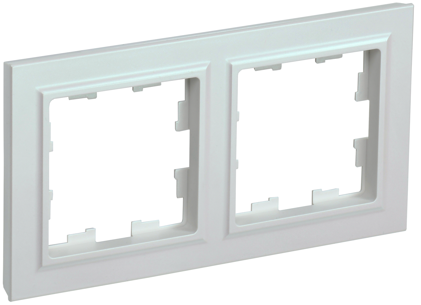 Рамка 2-мест. "BRITE" жемчуг (1/100)