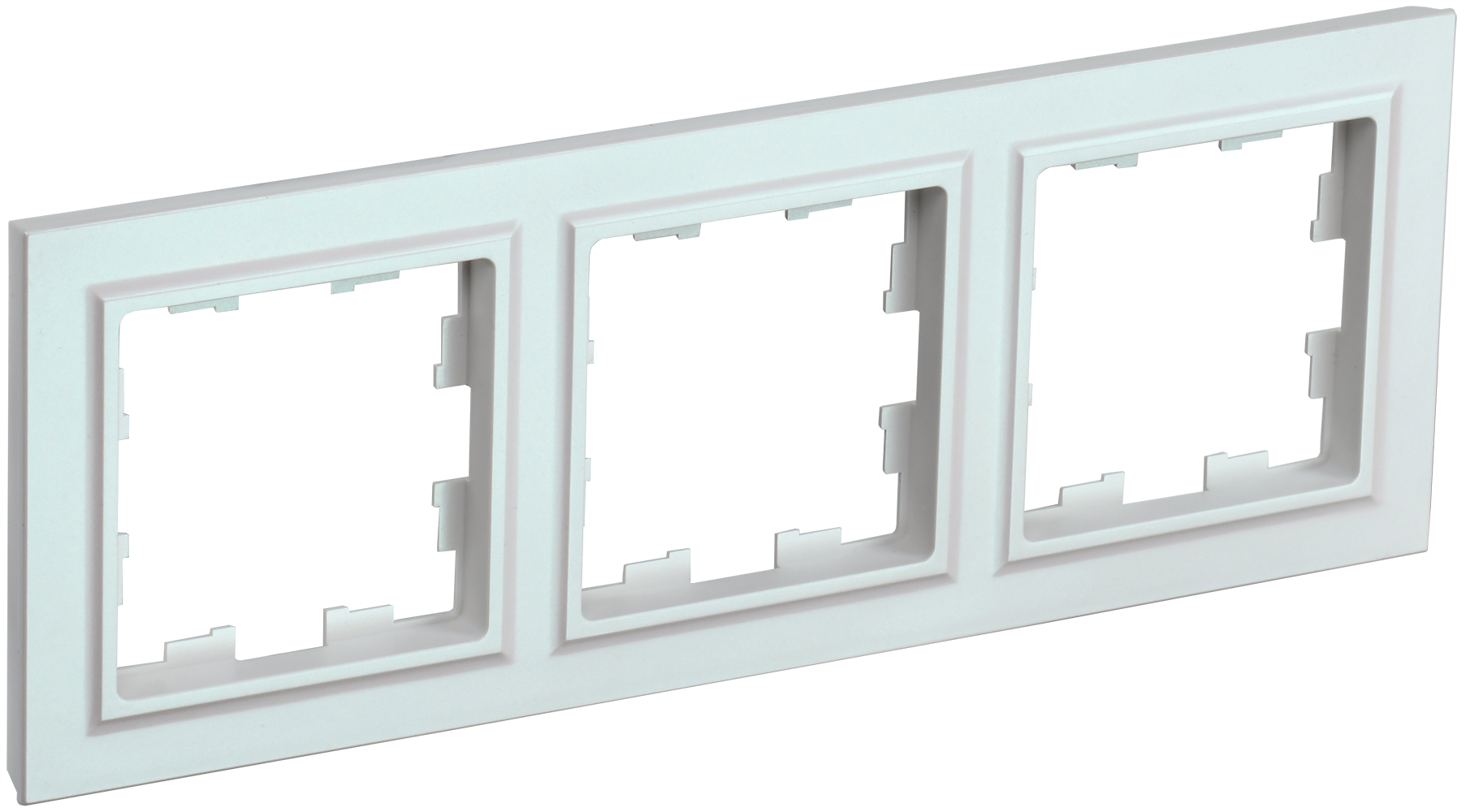 Рамка 3-мест. "BRITE" жемчуг (1/100)