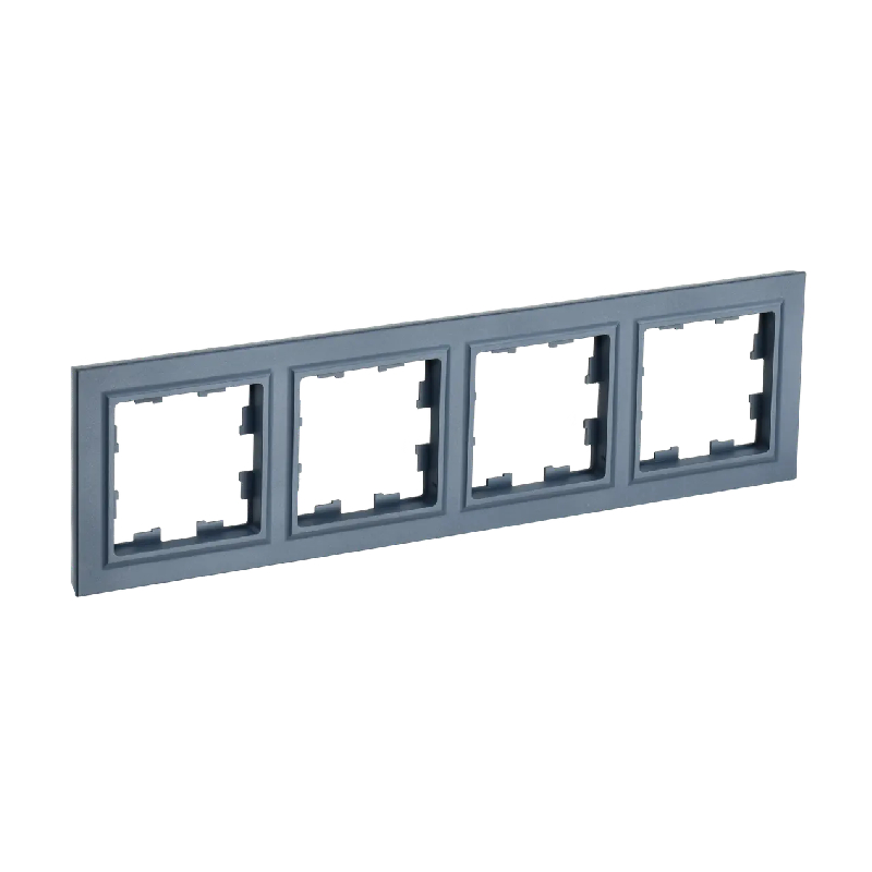 Рамка 4-мест. "BRITE" маренго (1/100)