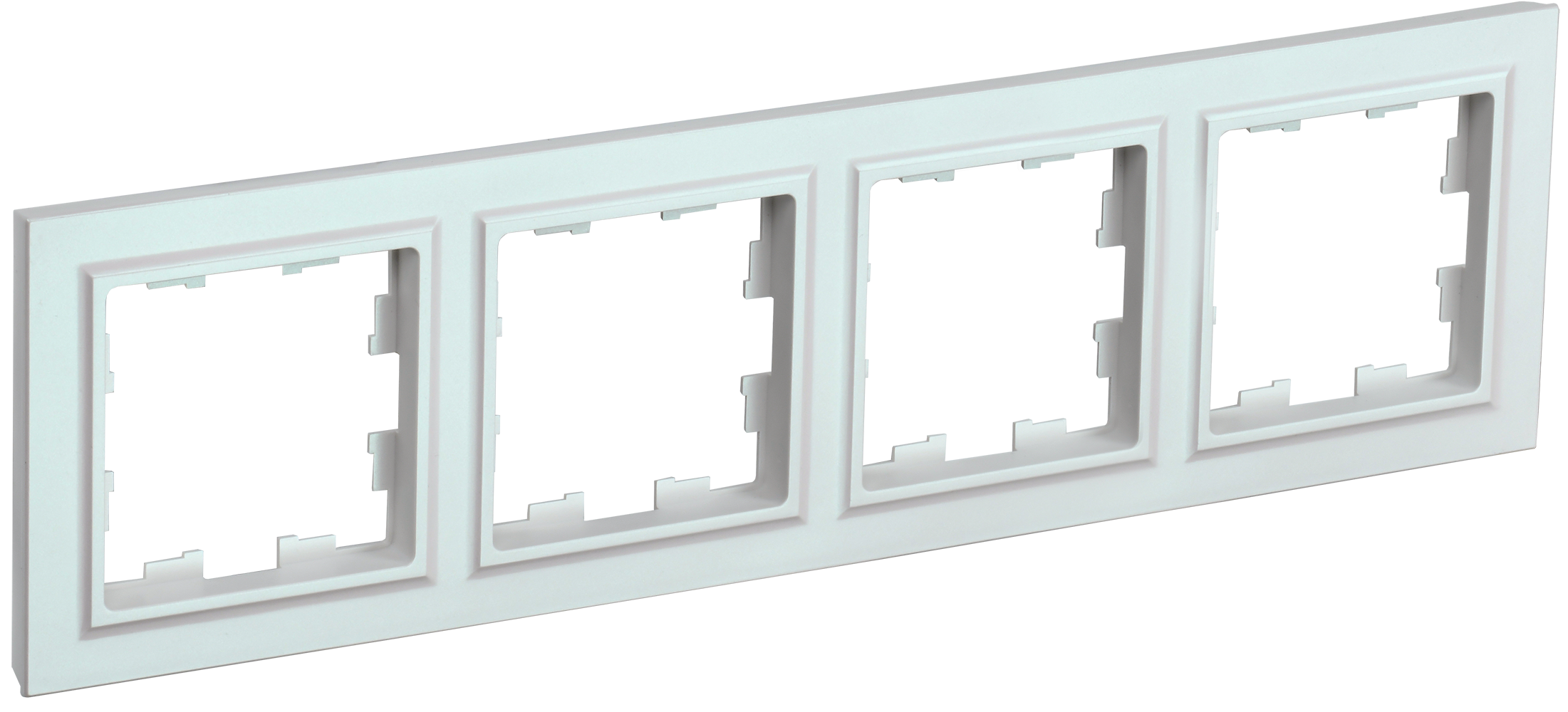 Рамка 4-мест. "BRITE" жемчуг (1/100)