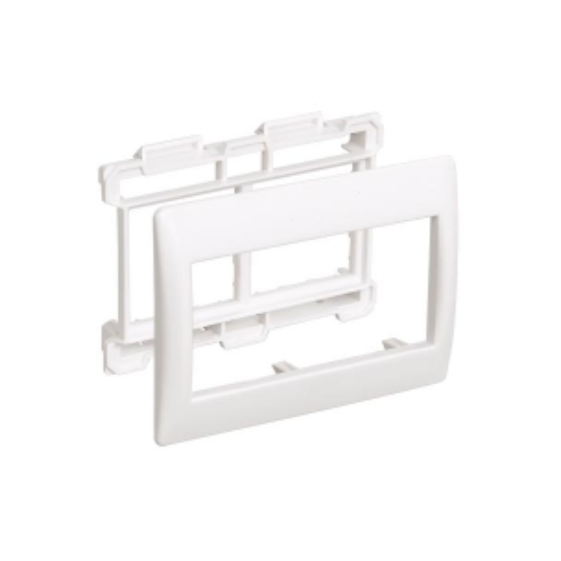 Рамка и суппорт на 4 модуля 75 мм ПРАЙМЕР (160)