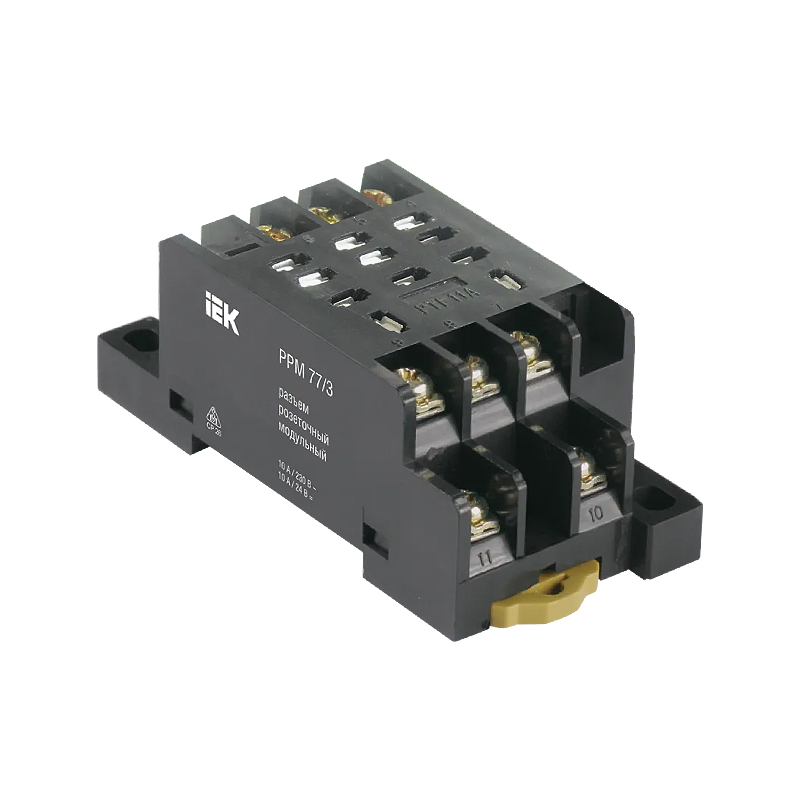 Разъем РРМ78/3(PYF11A) для РЭК78/3(MY3) модульный IEK E-PRO