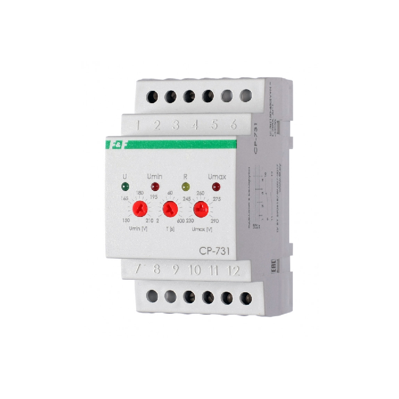 Реле контроля напряжения F&F CP-731