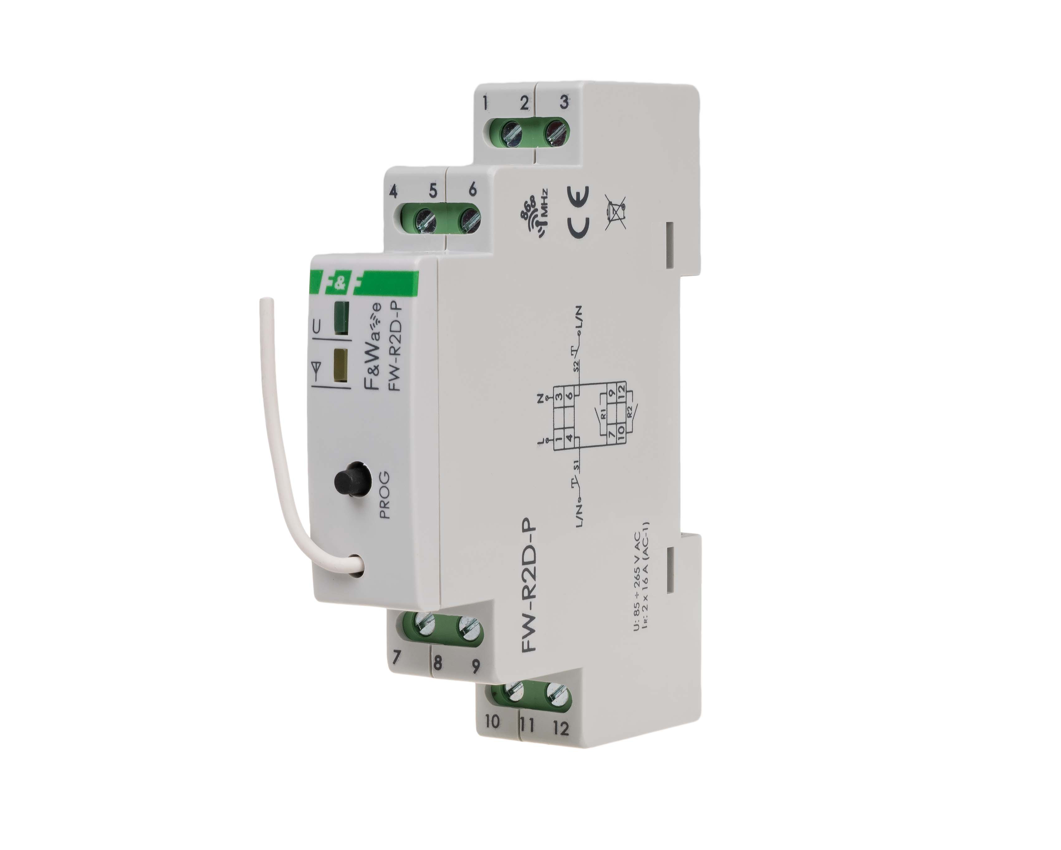 Реле нагрузки F&F FW-R2D-P таймер