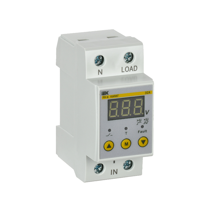 Реле напряжения РН-д 1ф 36мм 32А ИЭК new