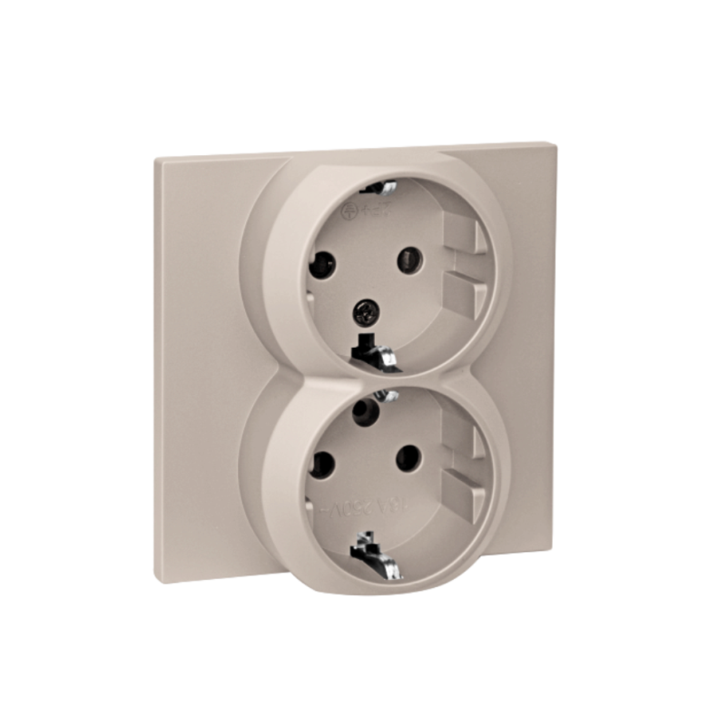 Роз. 2-ная 16А с/у с з/к з/ш QUATTRO MISTERY GREIGE UNIT (10)