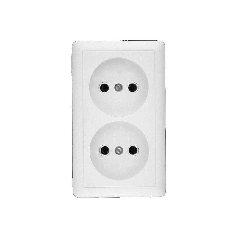 Роз. 2-ная о/у 16А 250В белый ХИТ !!!