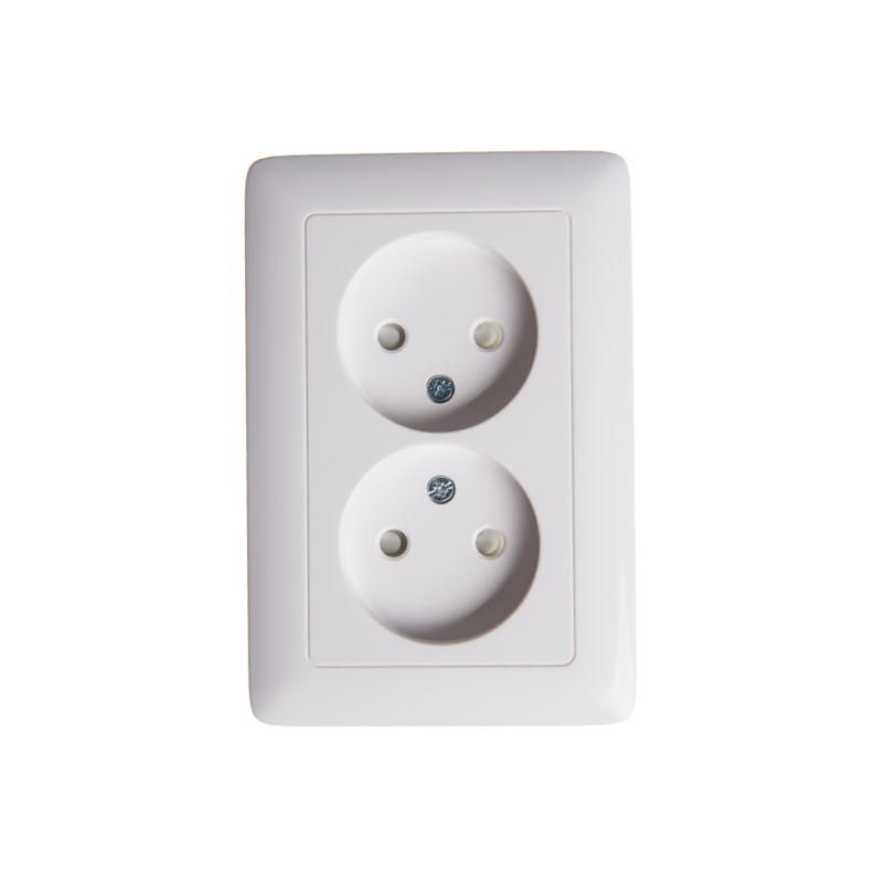 Роз. 2-ная с/у з/ш 16А белый ХИТ !!!