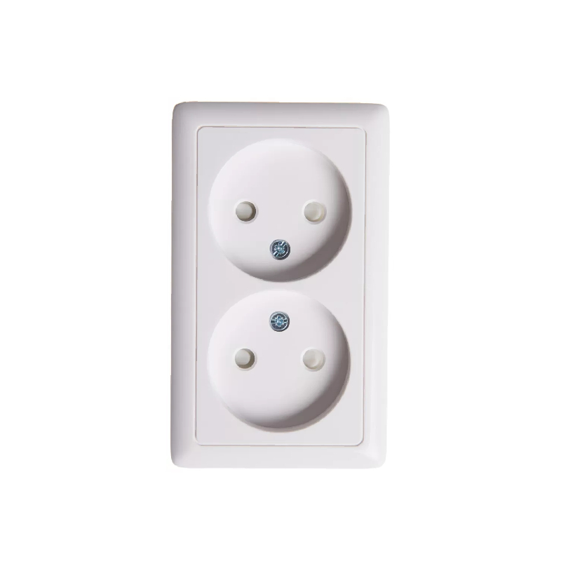 Роз. 2-я о/у з/ш 16А белый ХИТ