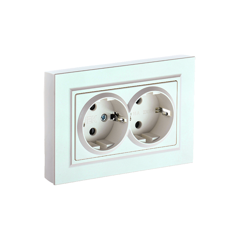 Роз. 2-я с з/к/ш 16А в сборе "BRITE" жемчуг (1/100)