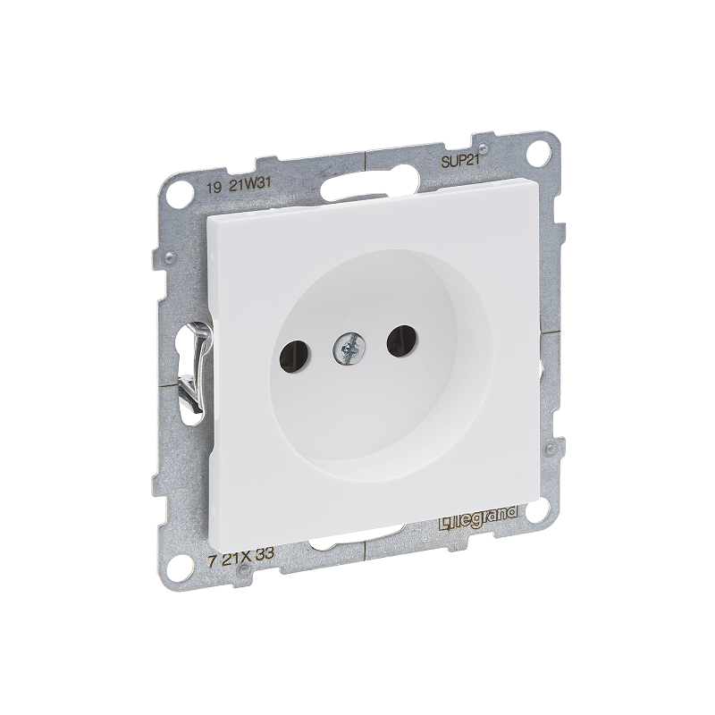 Роз. без шторок 16А механизм SUNO белый 721133 Legrand (10)