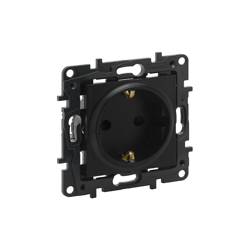 Роз. б/рамки 16А механизм NLST чёрный 863521 Legrand (10)