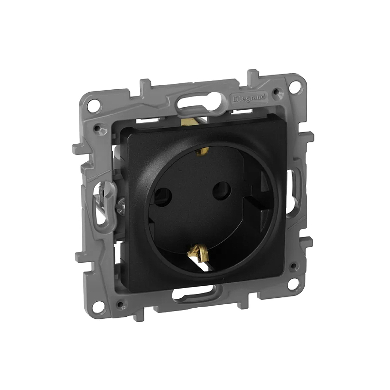 Роз. б/рамки с з/ш 16А AQUA IP44 механизм NLST чёрный 863523 Legrand (5)