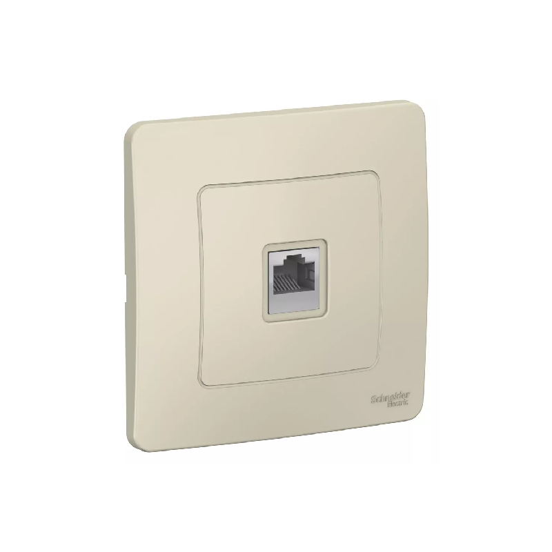 Роз. компьютерная RJ45 кат.5E c/у молочный BLANCA