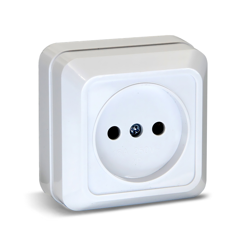 Розетка о/у 10А белая ASTRA (10/200) UNIT