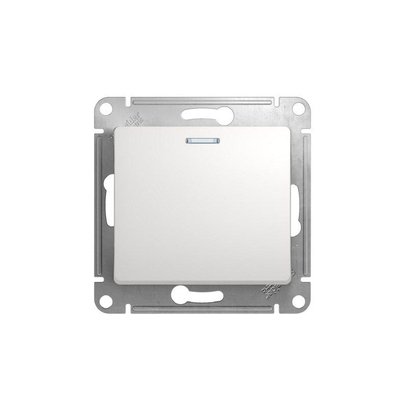 S361 Выкл 1 кл с инд 10А с/у б/рамки " белый GSL113 (20)