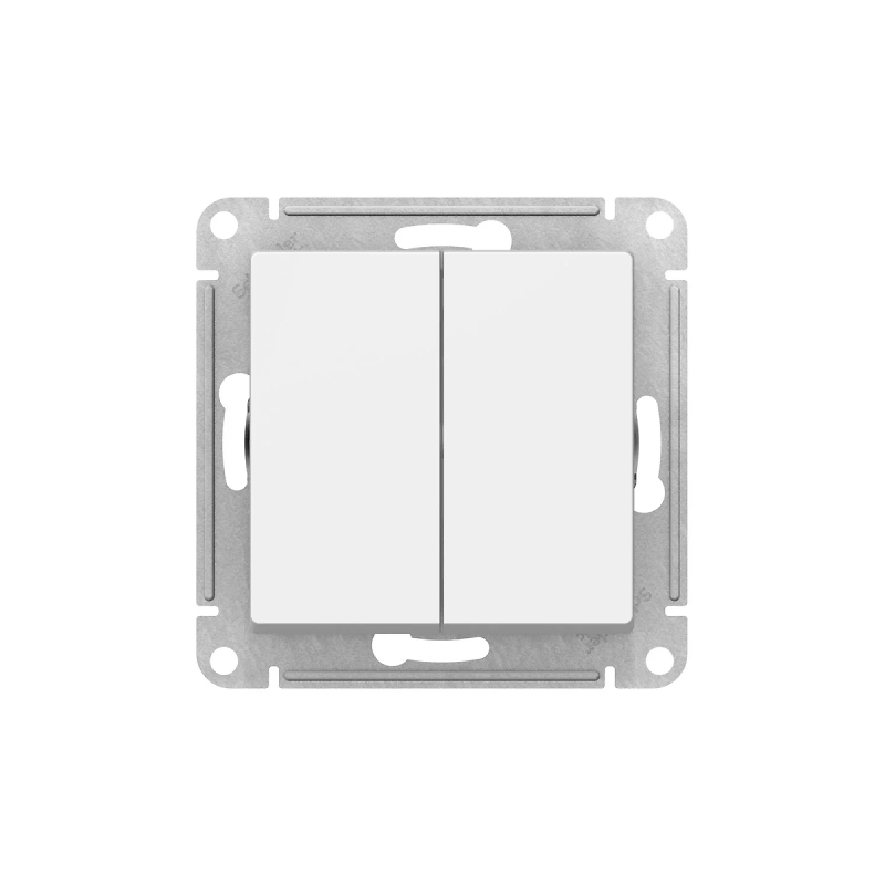 S414 Переключ. 2 кл 10А с/у б/рамки "ATLAS" белый ATN165 (20)
