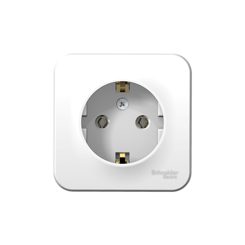 S426 Роз о/у с з/к 16А 250В ИЗОЛ.ПЛ. "BLANCA" белый BLNRA010111 (72)