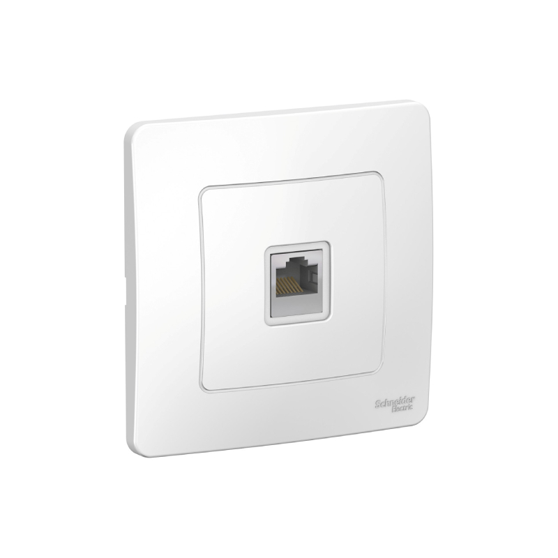 S434 Роз с/у компьютерная RJ45 кат.5Е "BLANCA" белый BLNIS045001 (60)