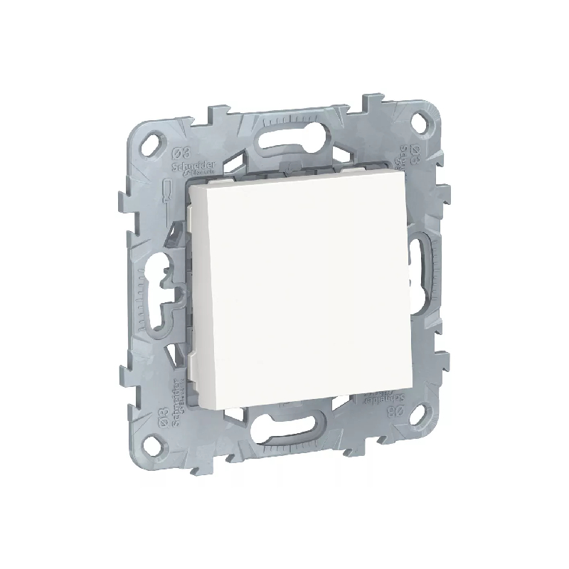 S442 Переключ. 1 кл 10А с/у б/рамки "UNICA NEW" белый NU520318 (10)