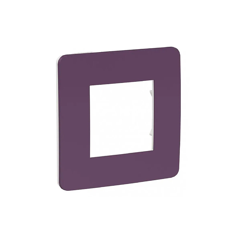 S470 Рамка 1-ная "UNICA STUDIO" лиловый/белый NU280214 (5)