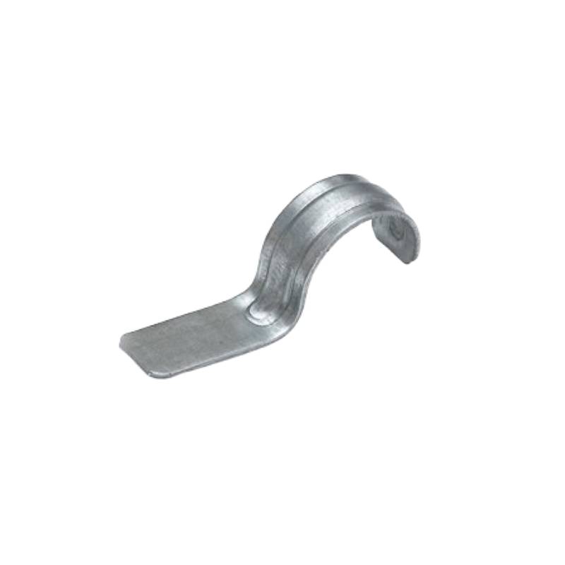 Скоба металл 1-лапковая СМО d25-26мм для монтажного пистолета без отверстий (100/800) Промрукав NEW