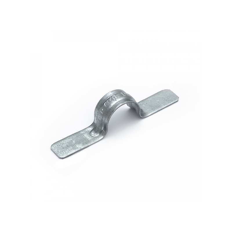 Скоба металл 2-лапковая СМД 19-20мм для монтажного пистолета без отверстий (100/800) Промрукав NEW