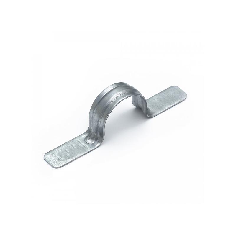 Скоба металл 2-лапковая СМД d25-26мм для монтажного пистолета без отверстий) (100/600) Промрукав NEW