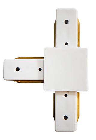 СОЕДИНИТЕЛЬ ДЛЯ ШИНОПРОВОДА CONNECT-T (белый) T-образный MEGALIGHT (2)