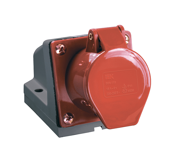 Стационарная розетка 125 3р+ре+n 32А 380В IP 44 UNIT (10/60)