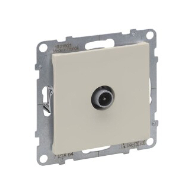 SUNO Розетка ТВ оконечная 10дБ 0-862 МГц. Цвет "Слоновая кость" Legrand E-PRO