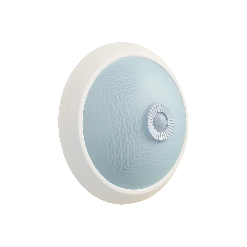 Светильник НПО3236Д белый 2х25 с датчиком движения IEK