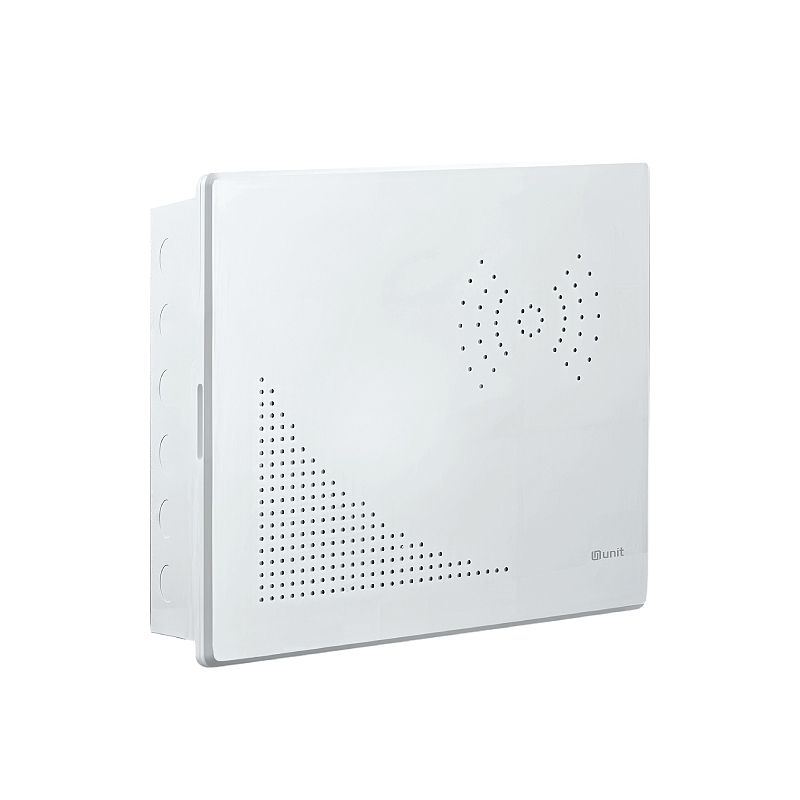 TELECOM ЩРВ Мультимедиа встр. металл+пластик белый IP20 (300x350x100) UNIT (6)