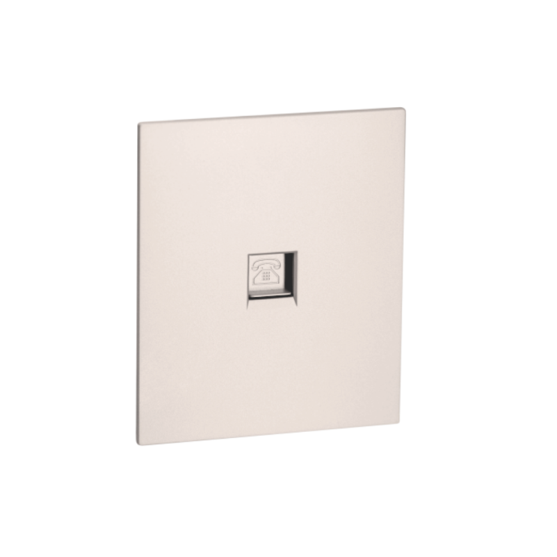 Телефонная роз. RJ11 с/у б/рамки QUATTRO MISTERY GREIGE UNIT (10)